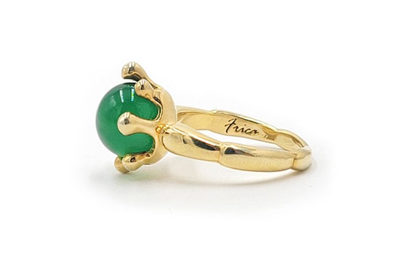 MELTING RING 2 (green onxy)