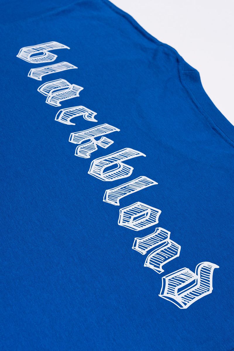 BBD スケッチロゴロングTシャツ (ブルー)