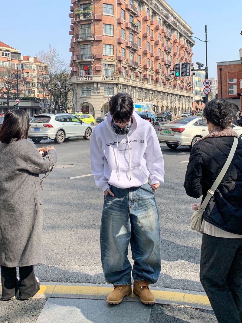 Look Chief Tiger Balloon Denim Pants
