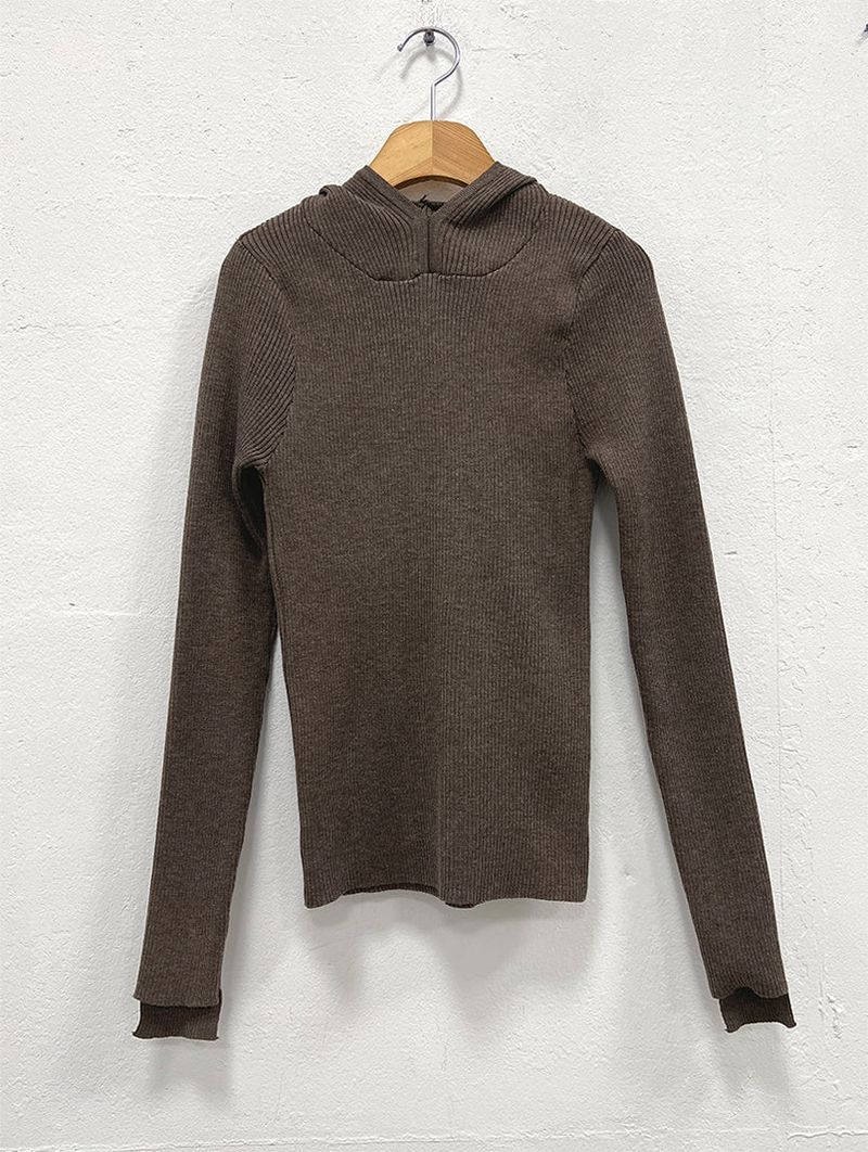 KATE HOODIE KNIT (2COLOR)