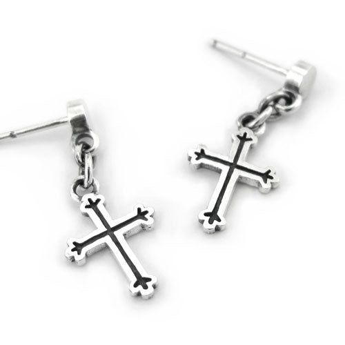 STERLINGWORTH(スターリングウォース)の「Grapevine-D2 cross silver earring(Accessories)」