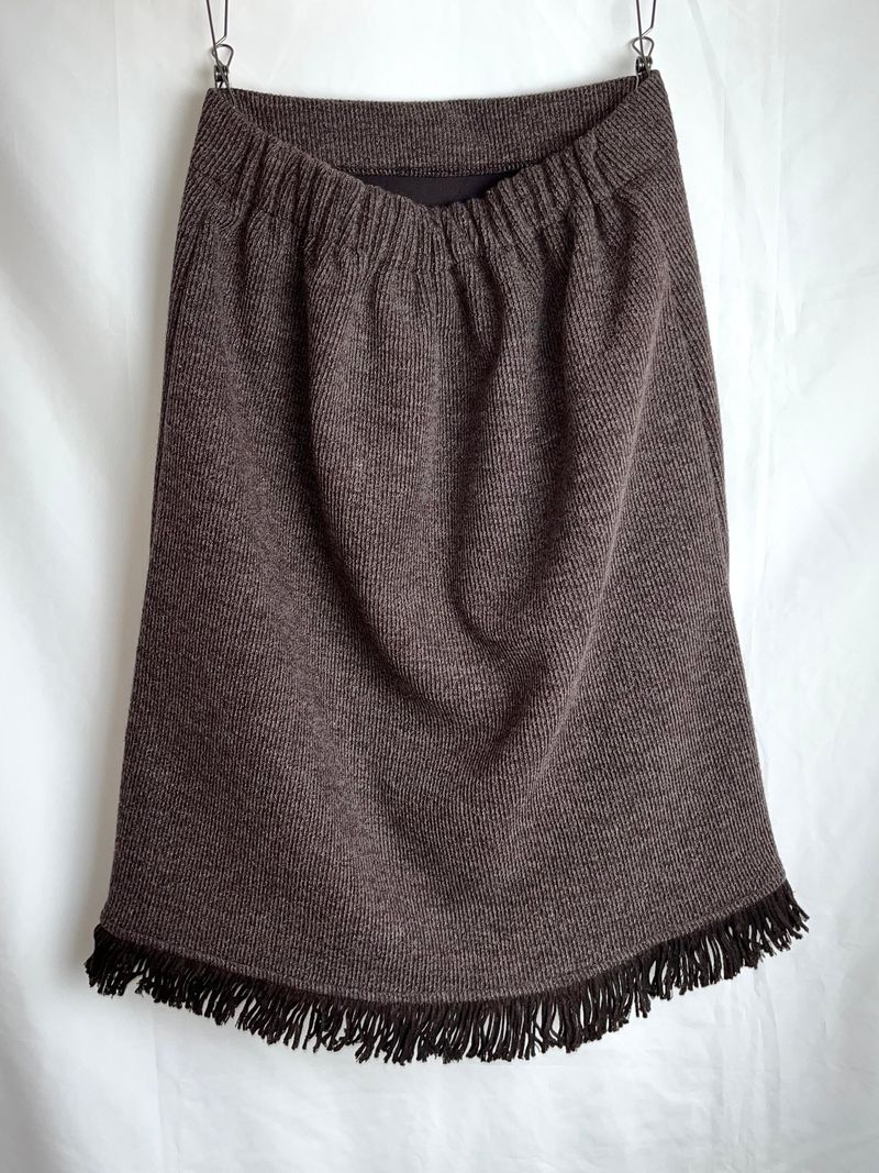 tassel midi skirt