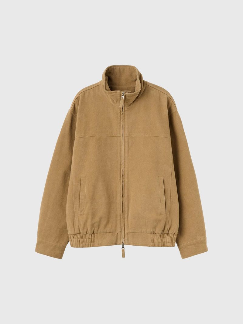 VINTAGE WASHED COTTON BLOUSON JUMPER