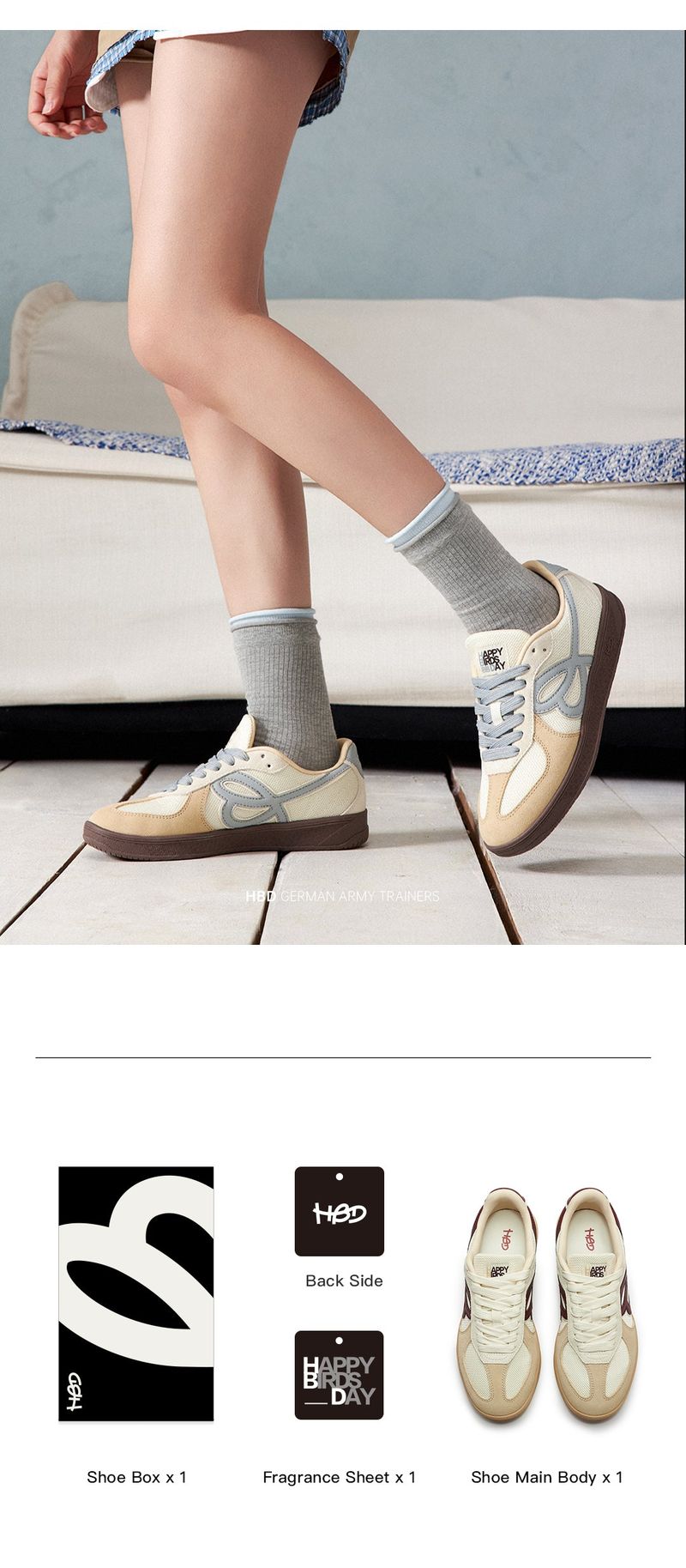 HBD【Spring & Summer New Arrival】Classic Retro German Training Shoes