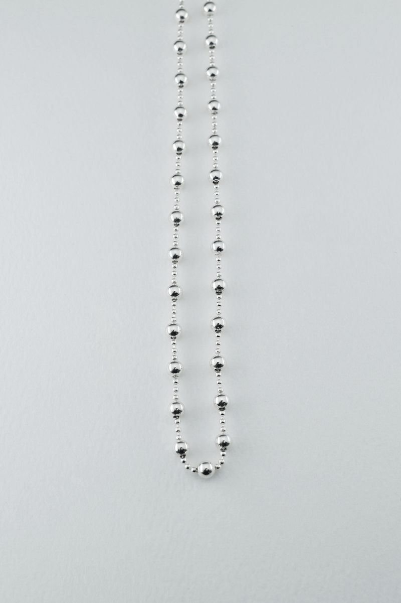 [925Silver] Dottie ball necklace