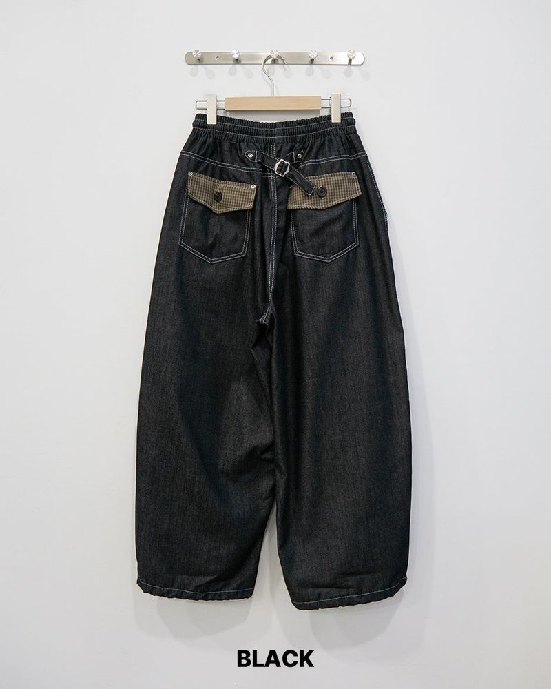 Checker Nonfade Denim Pants