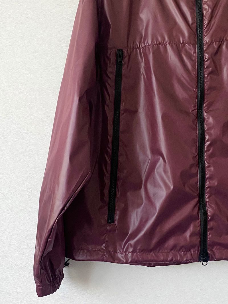 Glossy string windbreaker jk