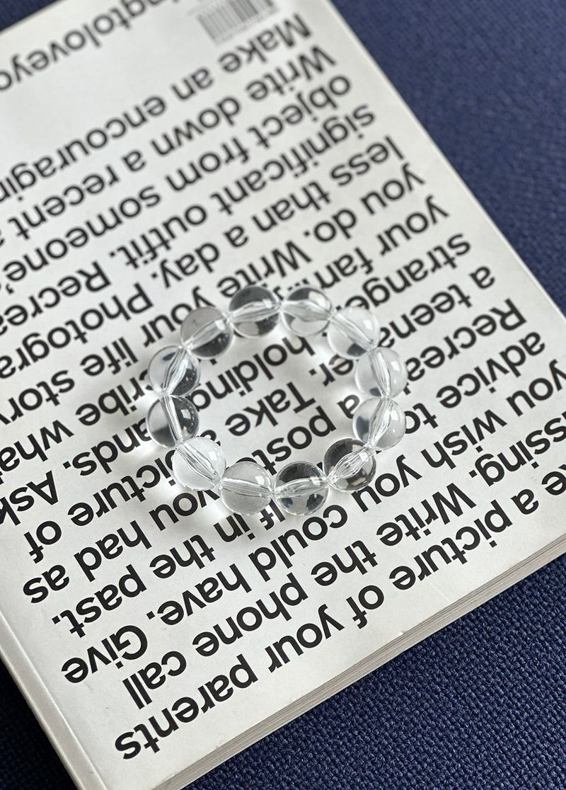 big ball strap - clear