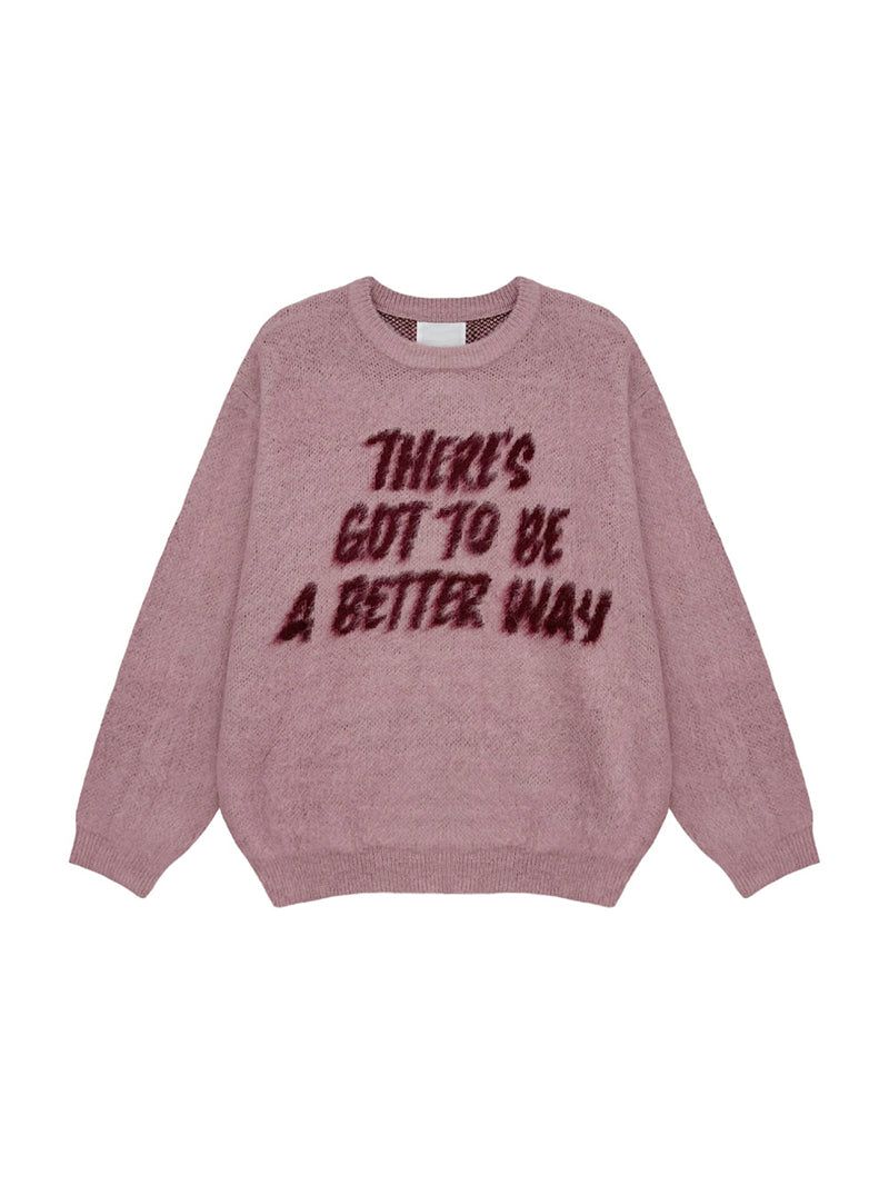 Message Play Wool Blend Knit 233222384