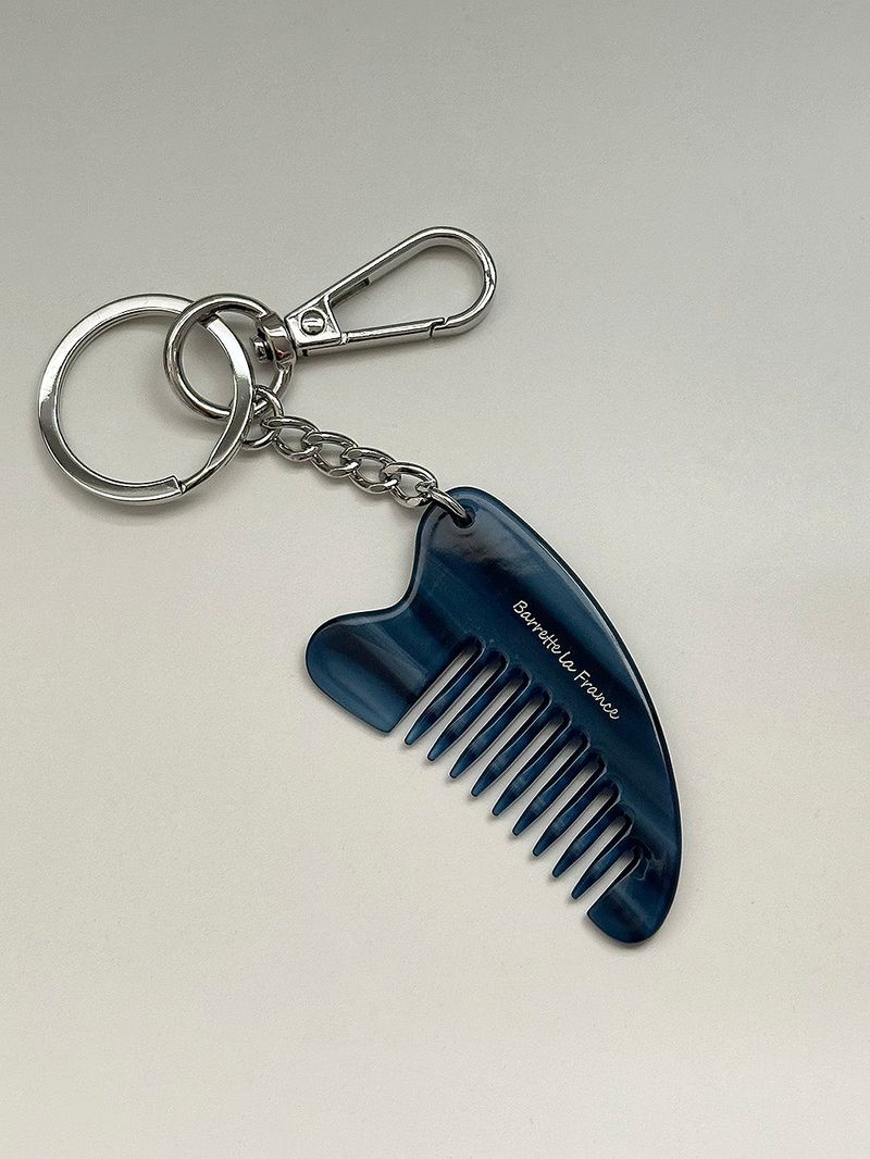 Mini heart brush key ring (5color)