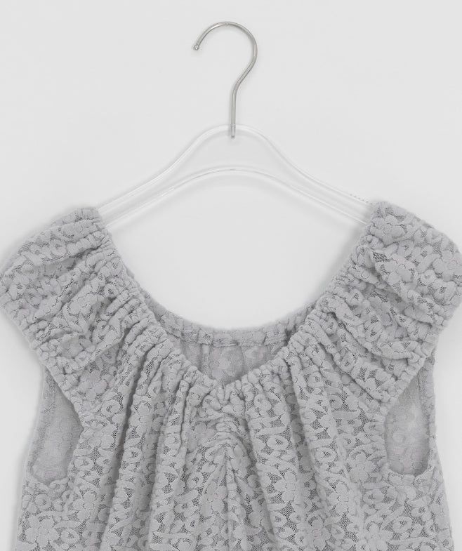 Liltas Flower See-Through Layered Sleeveless