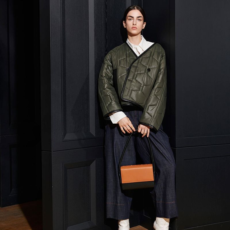 PUBLICKA X(パブリカエックス)の「 PUBLICKA JULY SHOULDER BAG, TAN BROWN + BLACK(Bags)」