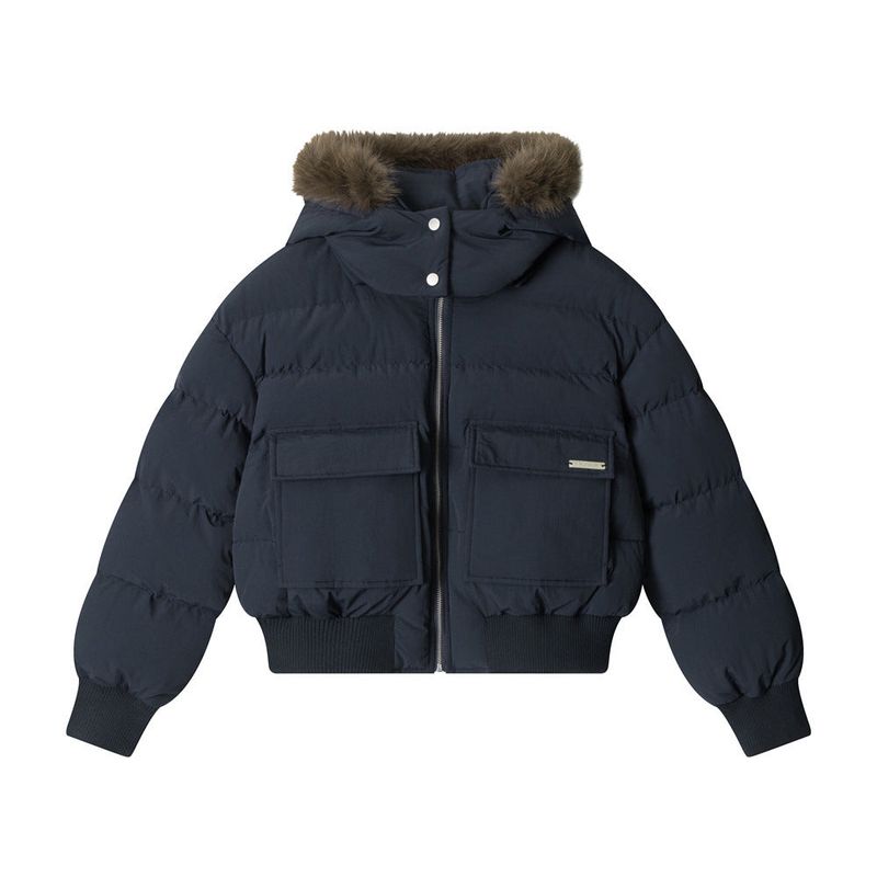 Aiden Fur Hood Padded Jumper