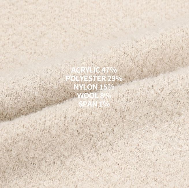 Helid Boucle Knit Zip-Up