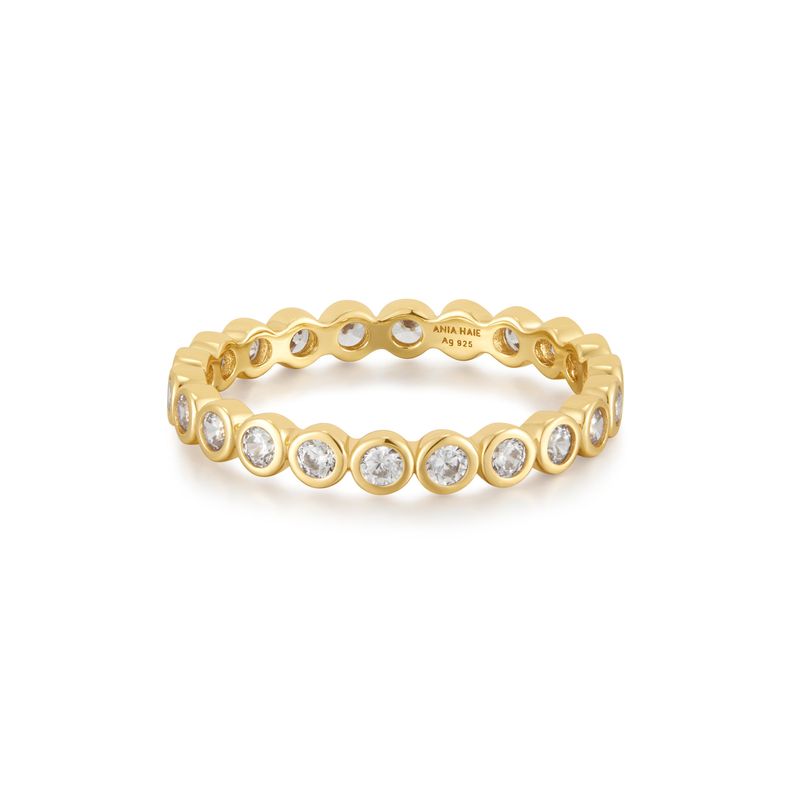 ANIA HAIE（アニア ハイエ）の「ベゼルセット 925 Silver + 14k gold プレーティングリング R058-03G（アクセサリー）」