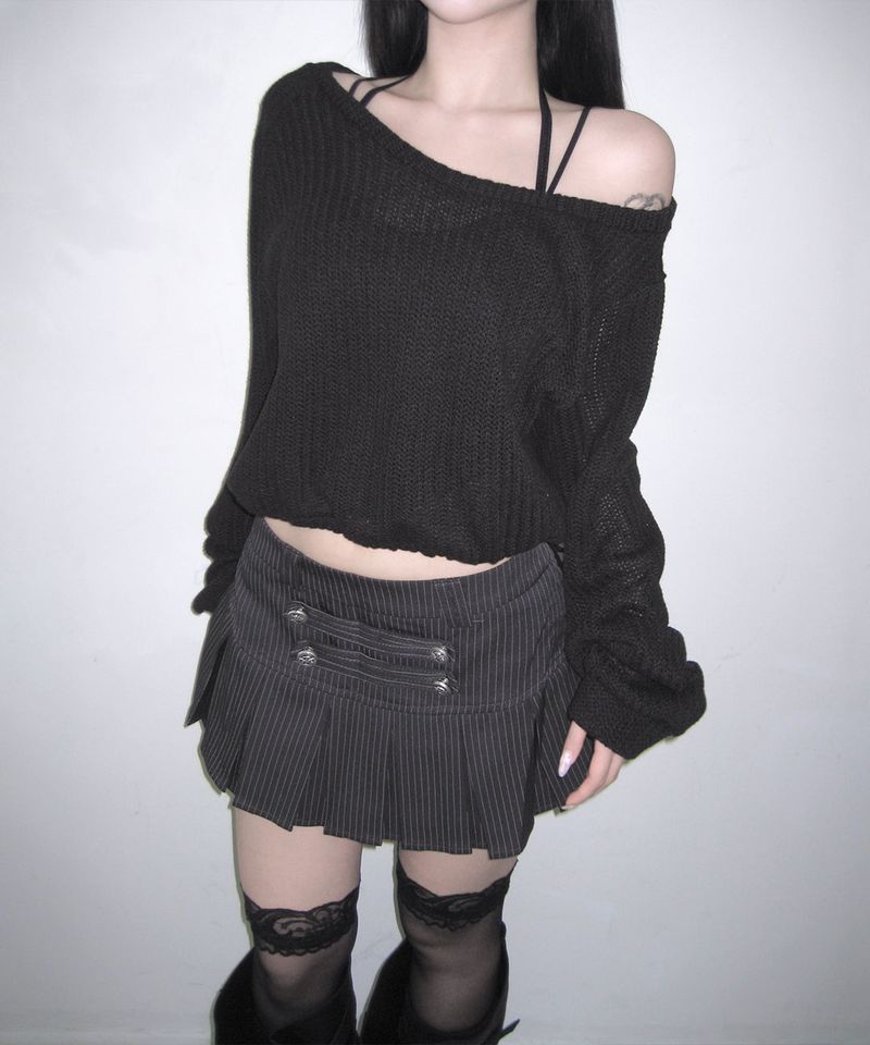 amelie unbal knit (3colors)