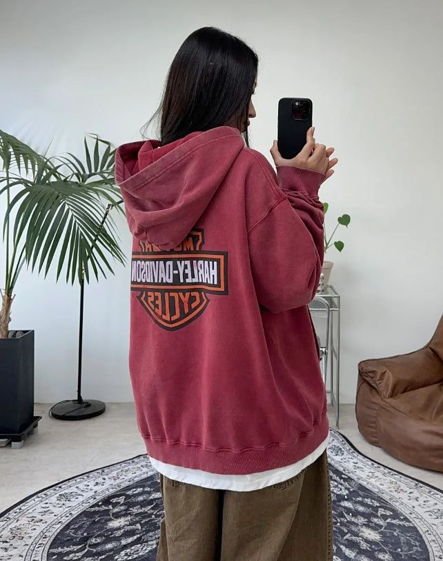 Liner Harley Dyeing Hoodie