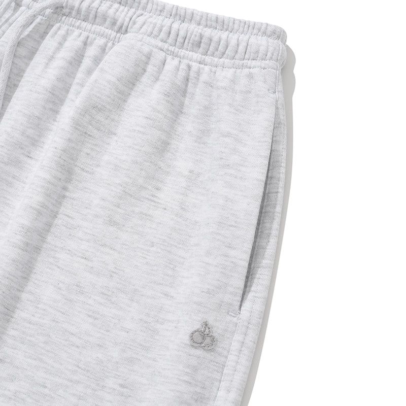 KIRSH PLAIN HALF BANDING PANTS [MELANGE GRAY]