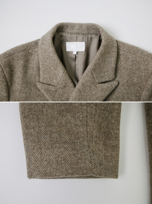 Modern Twill Overfit Wool70 Long Coat (2color)