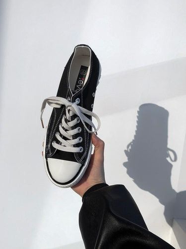 Shark Sole Custom Canvas Low (2color)