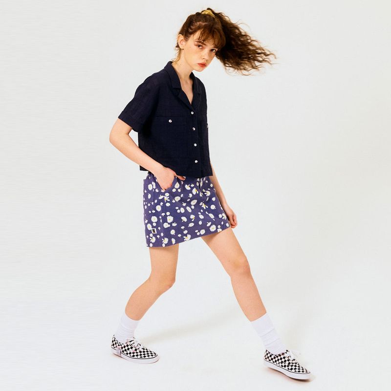 FREAKISH DAISY MINISKIRT (NAVY)