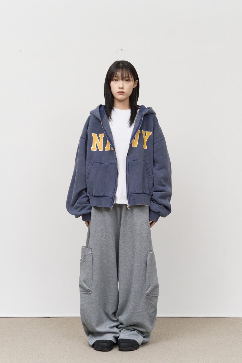 Mid Cargo Wide Sweatpants