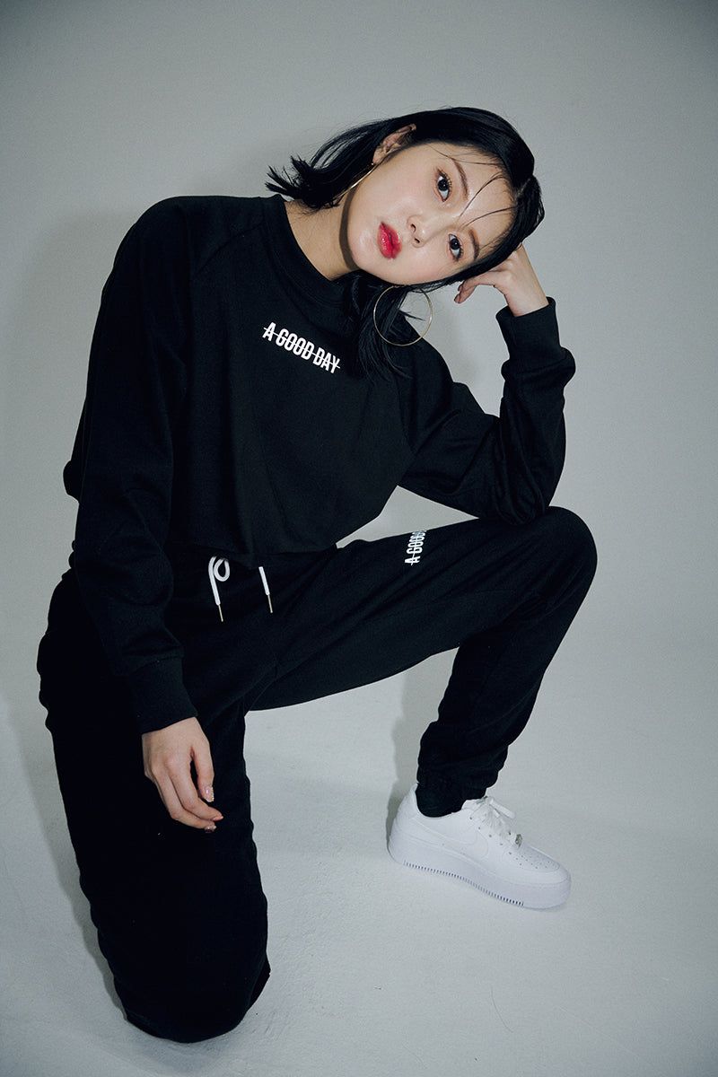FLY AGD CROP-T (BLACK)