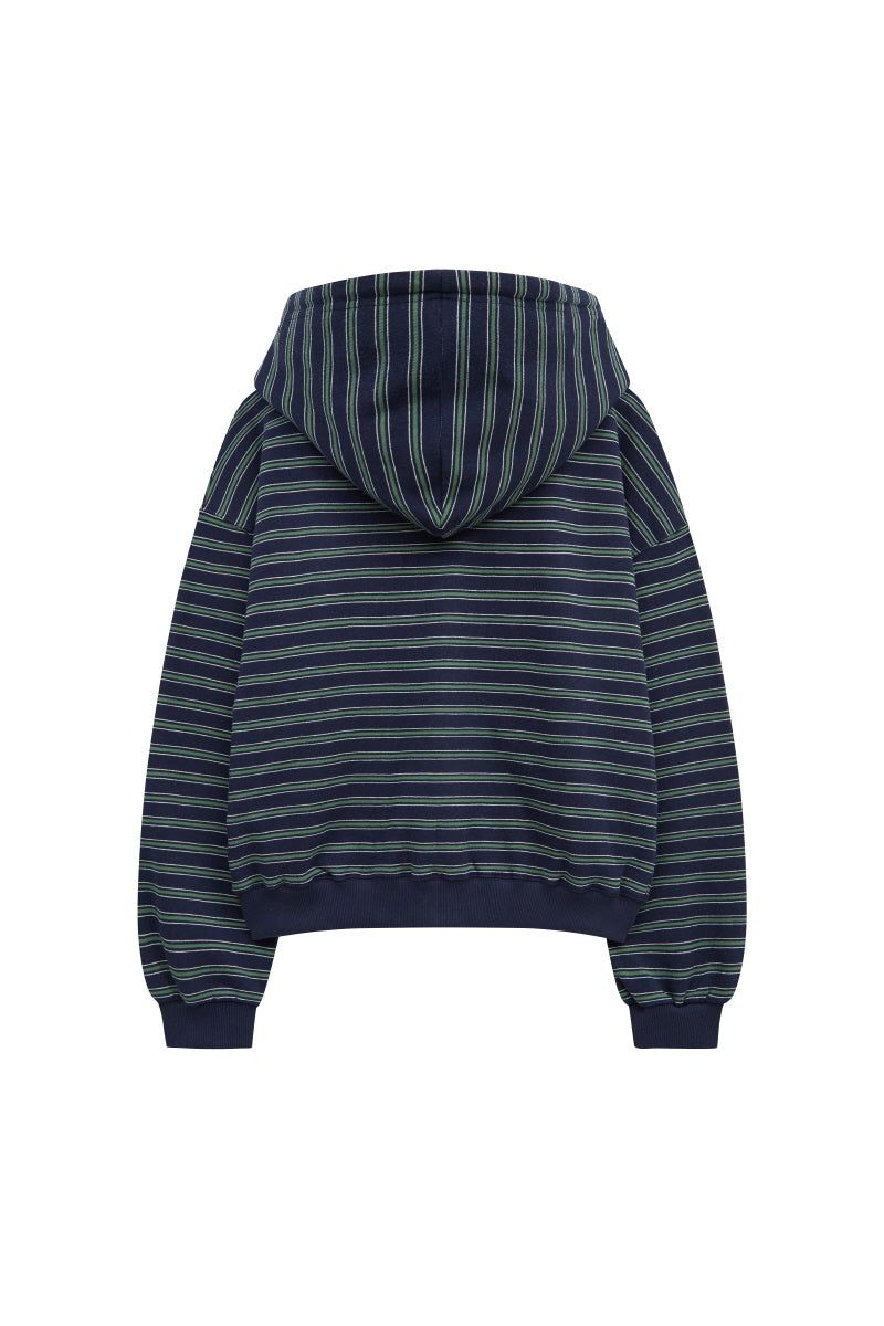 set st hood zip up (navy)
