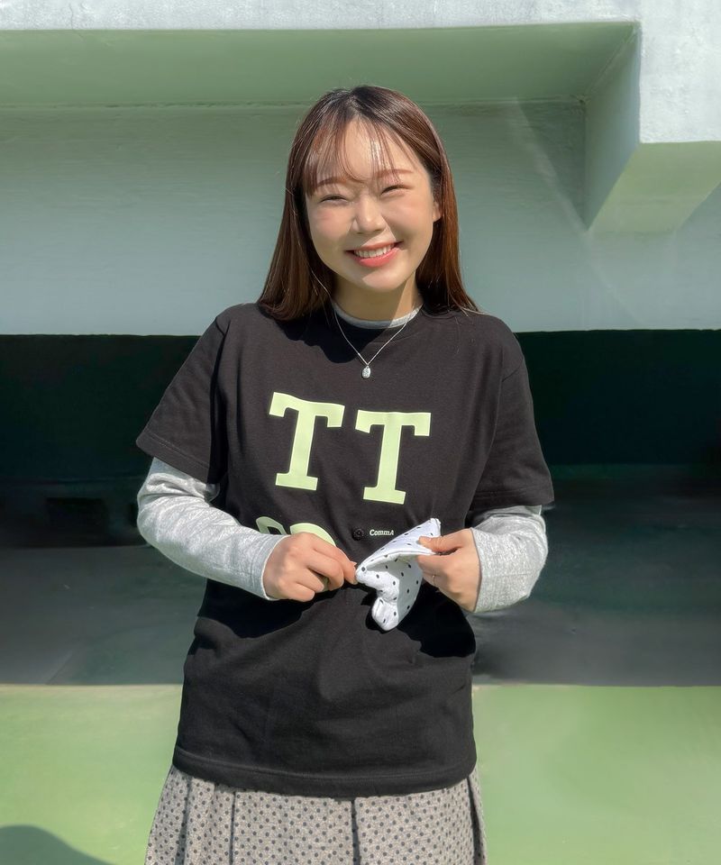 [Pouch SET] TT S2 Logo Short Sleeve T-Shirt_Black (4SIZE)