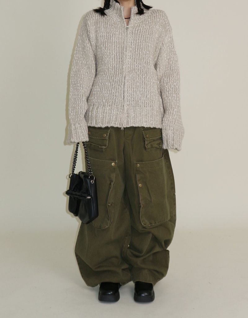 Boehm Boksarthy high neck two-way cardigan (outer)