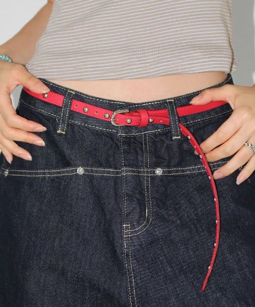 AAKE(アケ)の「STUD SLIM BELT(Fashion Accessories)」