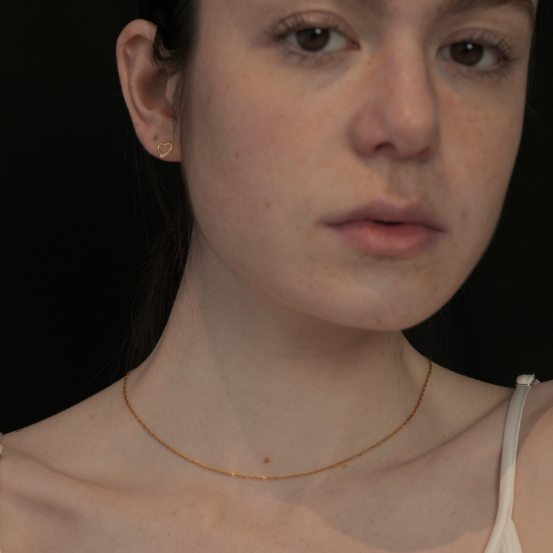 Spiral chain necklace