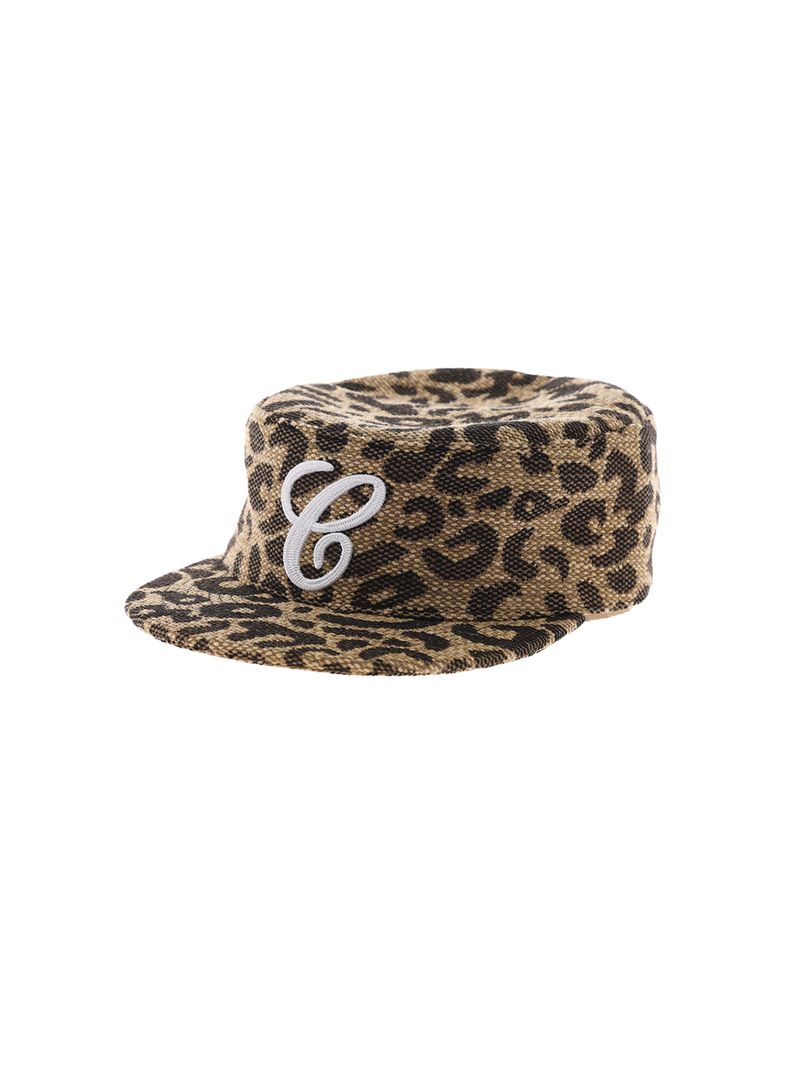 6CRAYON(シックスクレヨン)の「6CRAYON WEAVE LEOPARD PRINT BRIMMED BASEBALL CAP(Hats)」