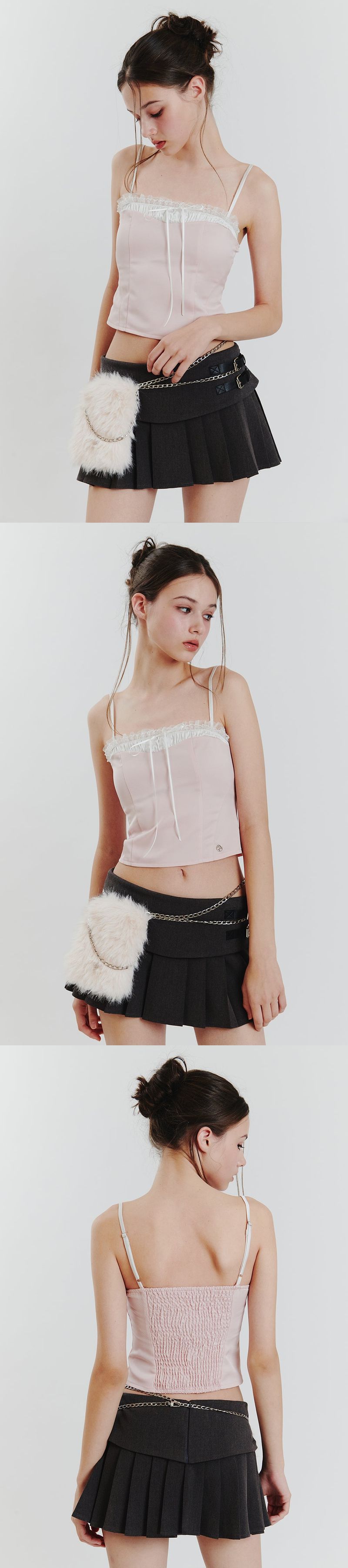 CHARLOTTE LACE TOP pink