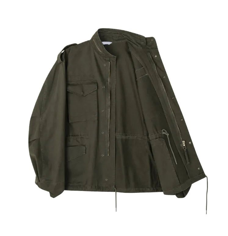 Rendered washed field jacket