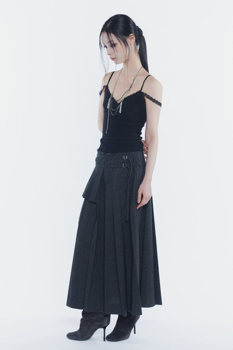 VERA LACE TOP black