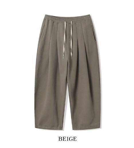 Noah Brushed Balloon Pintuck String Pants