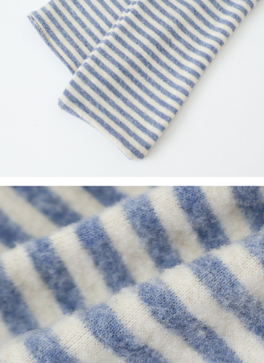 Cozy Warm Border Muffler Tie (4color)