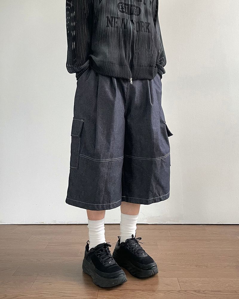 Diki Bermuda Denim Pants