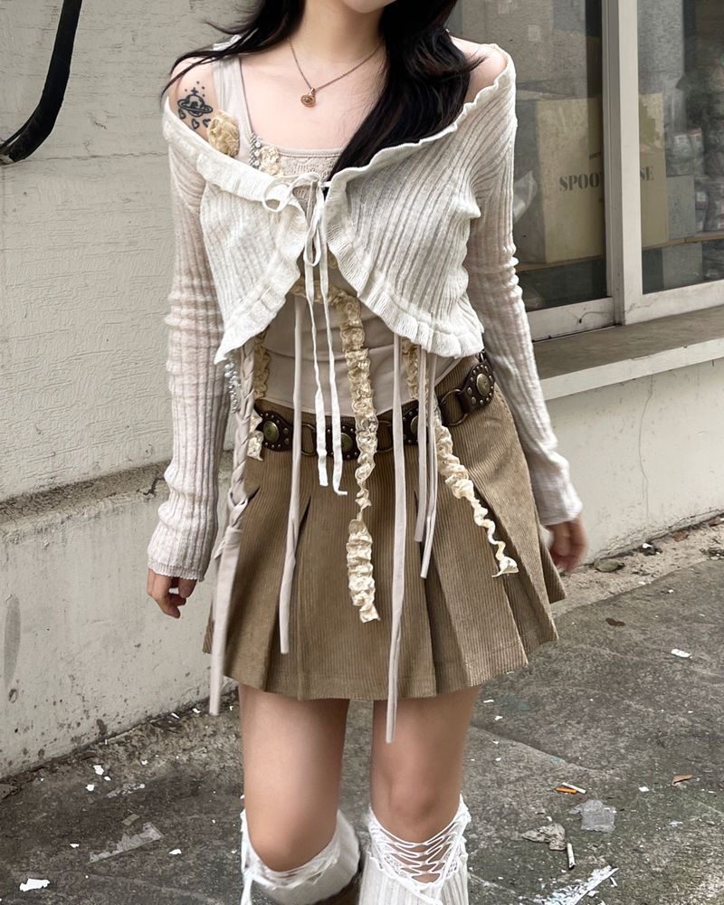 Fairy Lace Beads Chain Top