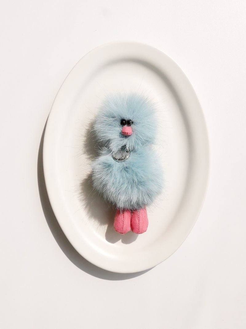 Cosymosy Mini Bird Keyring - Sky Blue