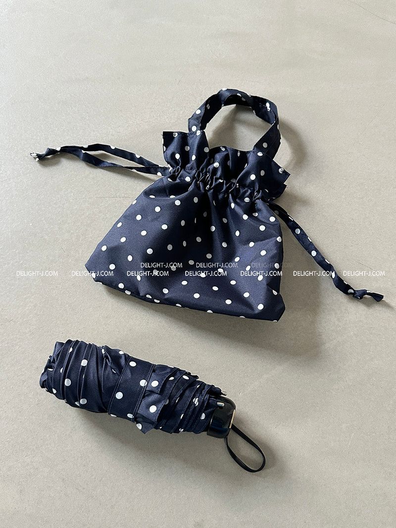 Pouch Bag Set Dotted Spots 5-tier Yangsan&Umbrella