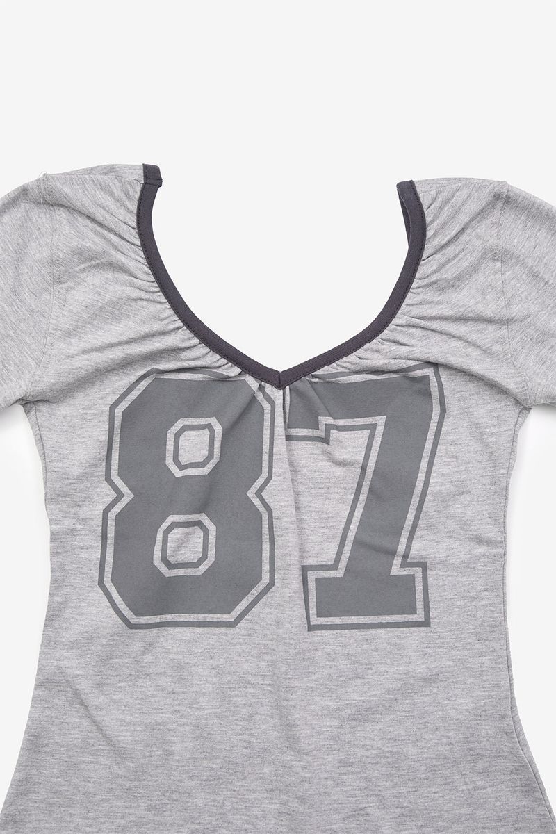 Calvia number crop tee