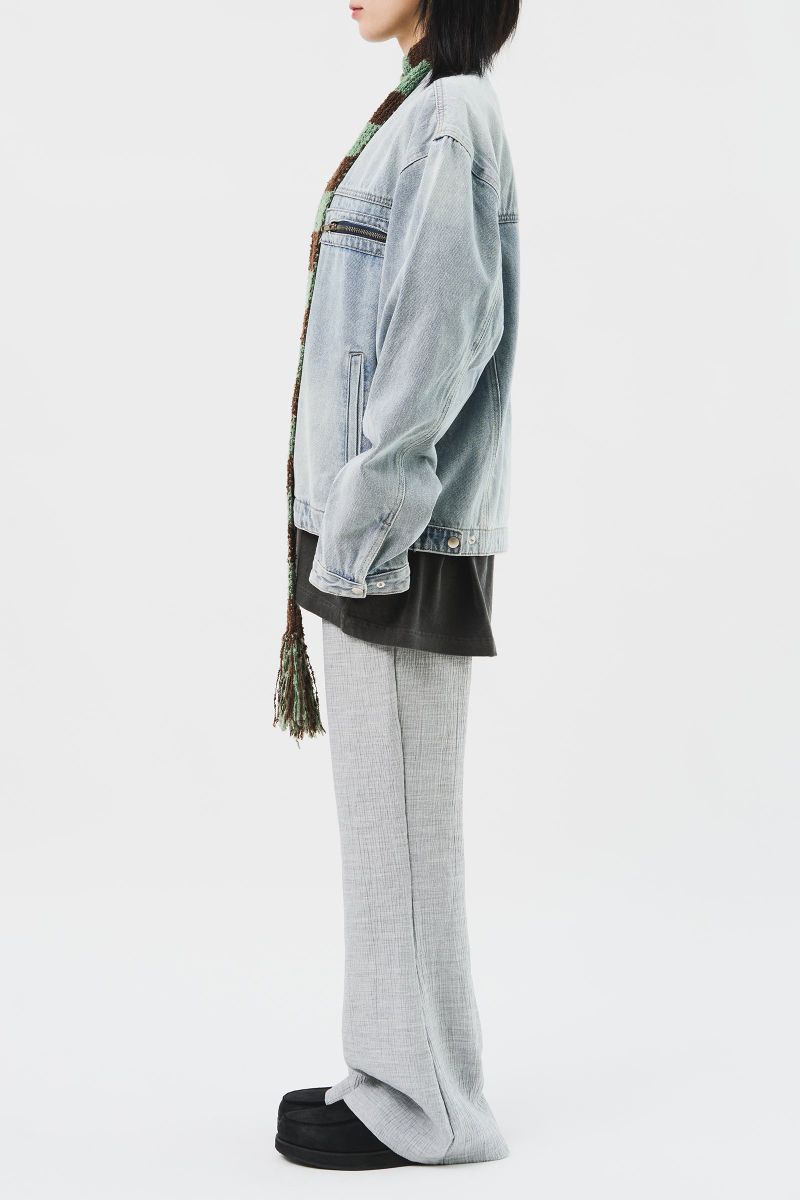 Module Biker Denim Jacket (3color)