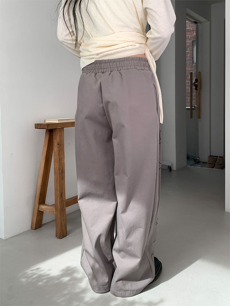 BIRD TUCK BANDING SLACKS (2C)