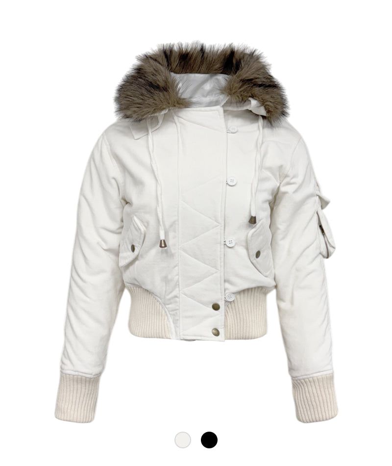 Cozy&Kitsch(コージーアンドキッチ)の「Porey Fur Hooded Jumper(Jackets/Outerwear)」