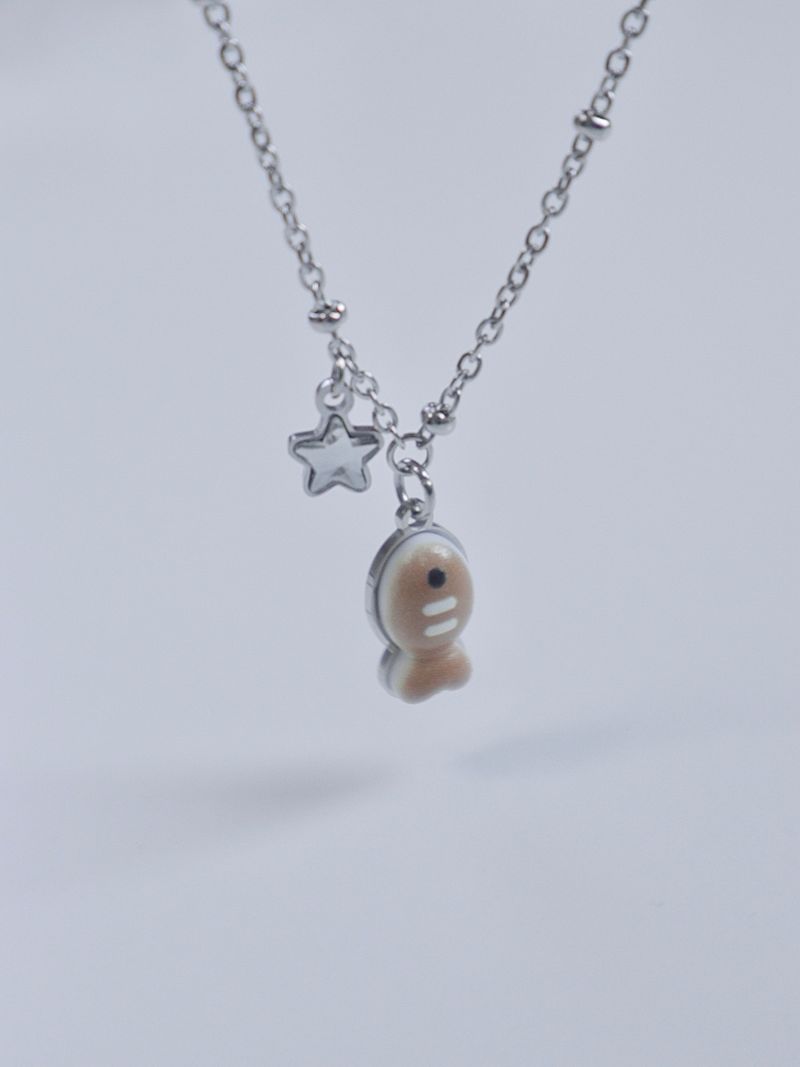 roast bungeoppang necklace