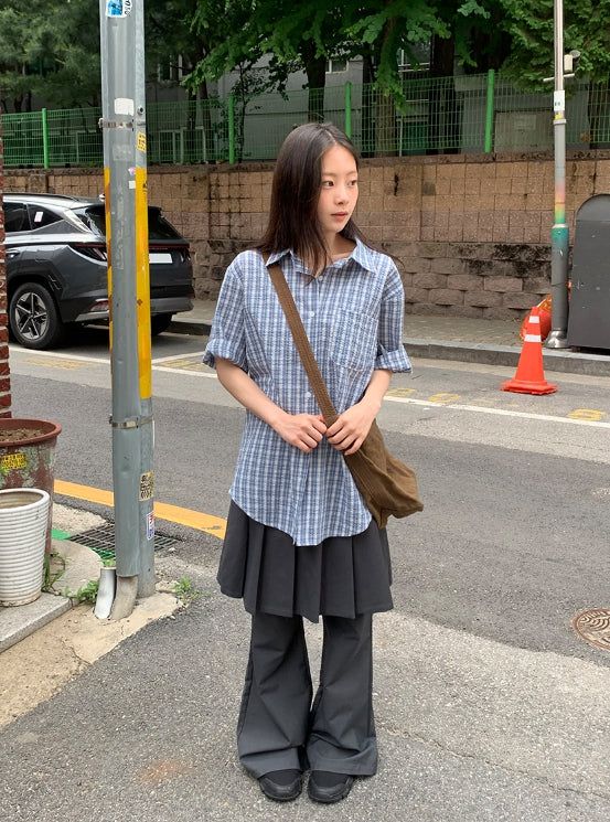 Hika Layered Skirt Pants