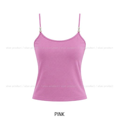 Lychee Bead Strap Sleeveless