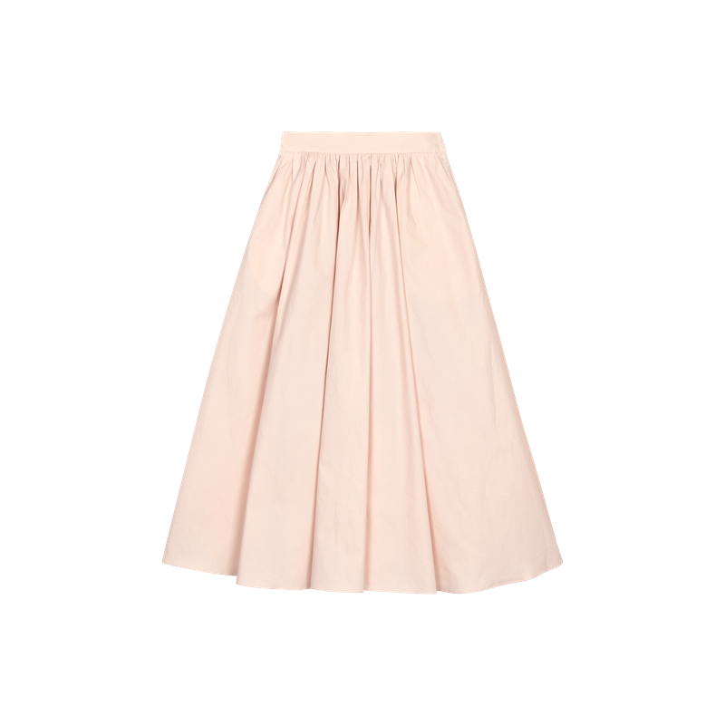 BLOOMING SHIRRING MAXI SKIRT